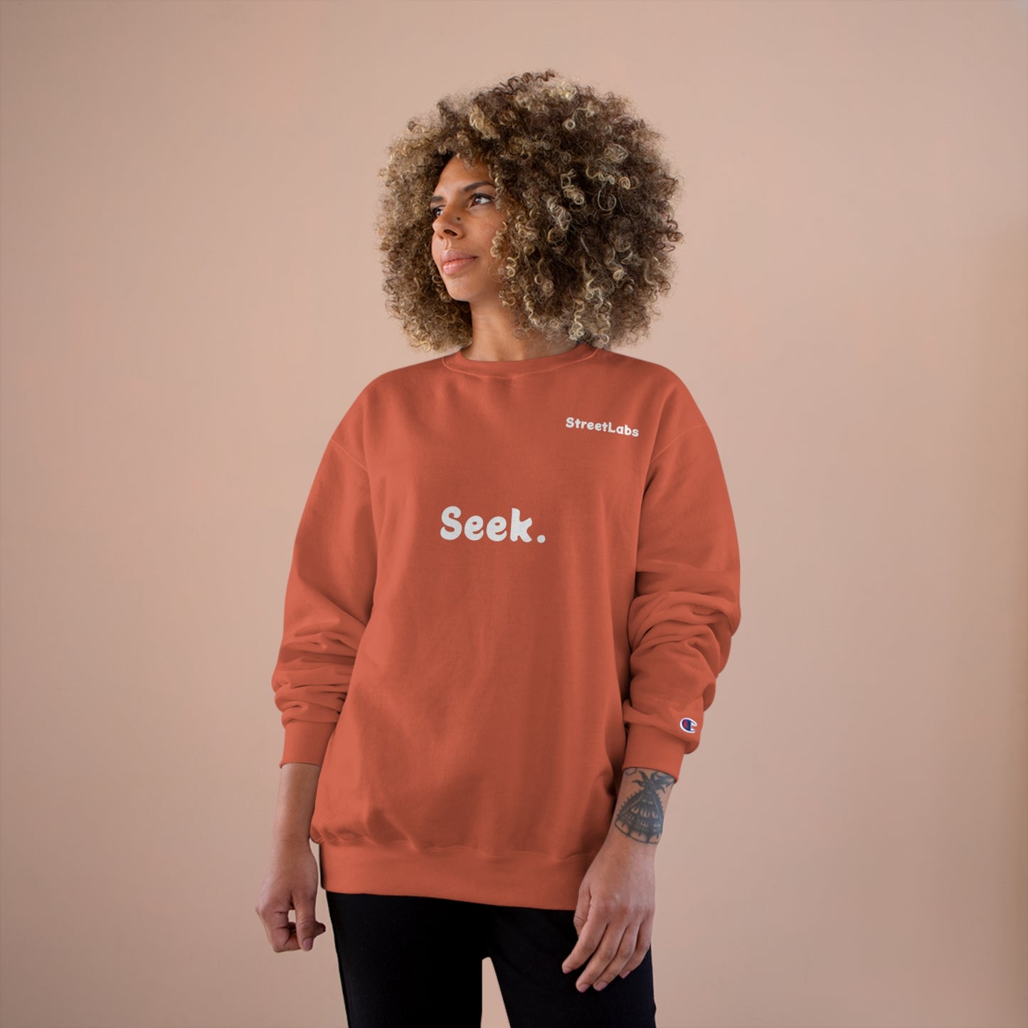 "Seek God" Champion w StreetLabs Sweatshirt