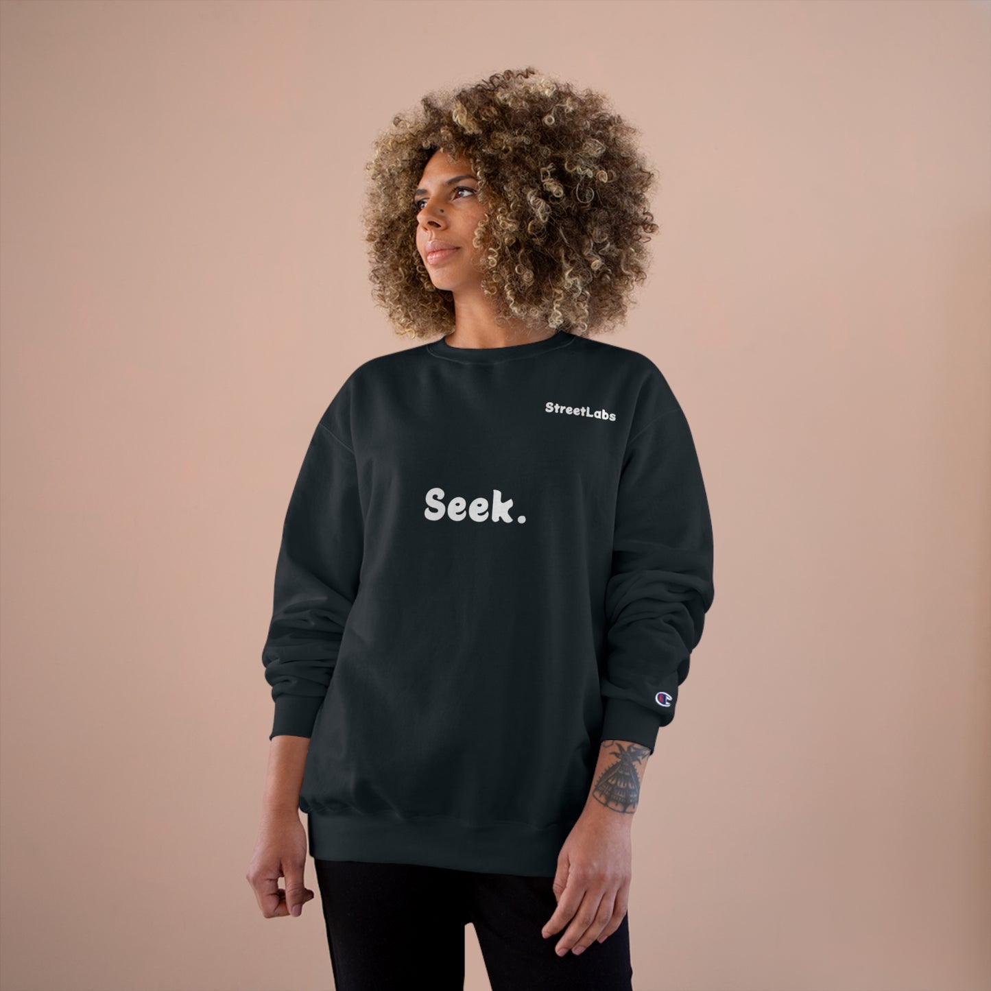 "Seek God" Champion w StreetLabs Sweatshirt