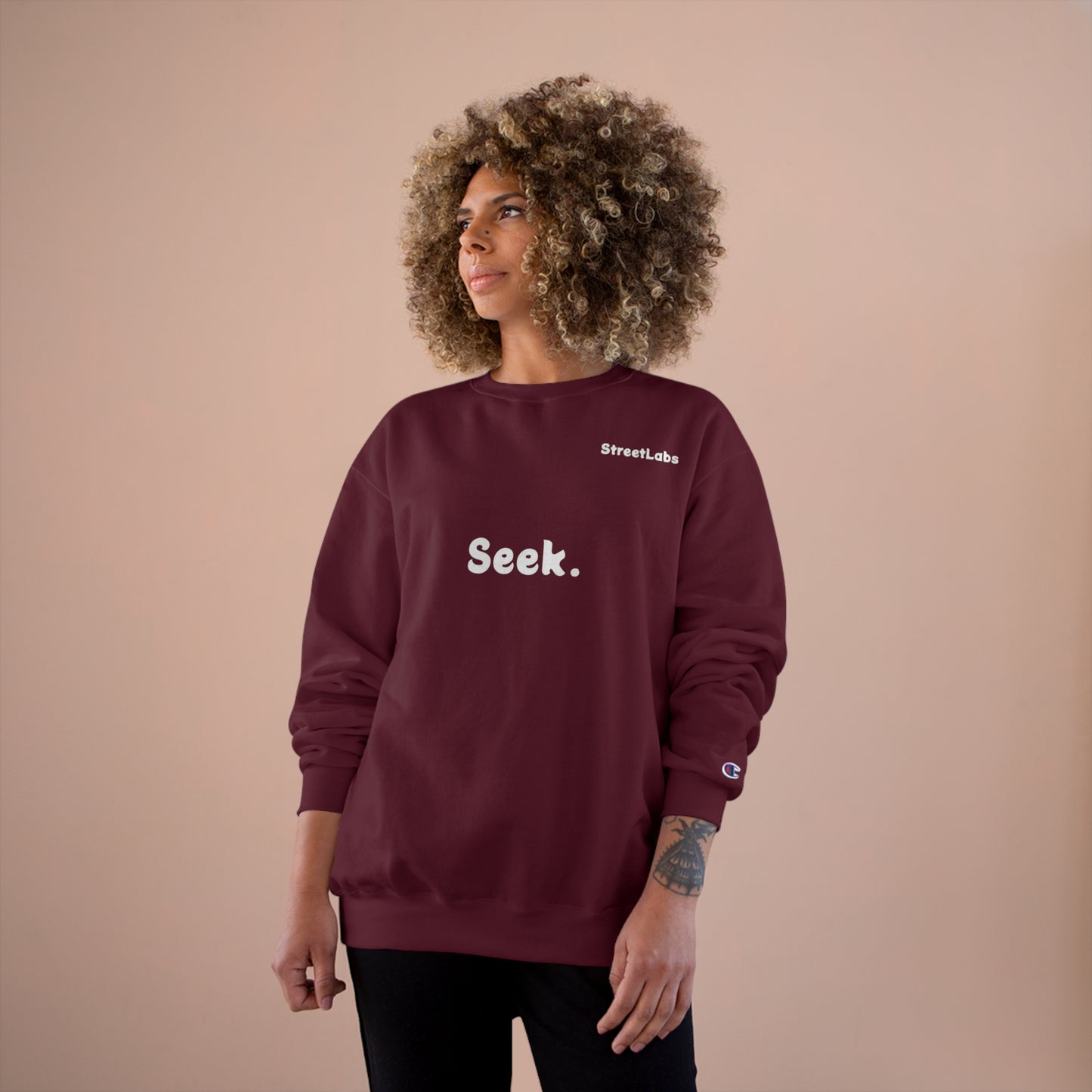 "Seek God" Champion w StreetLabs Sweatshirt