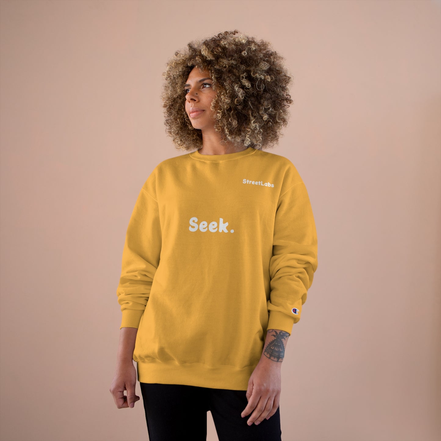 "Seek God" Champion w StreetLabs Sweatshirt