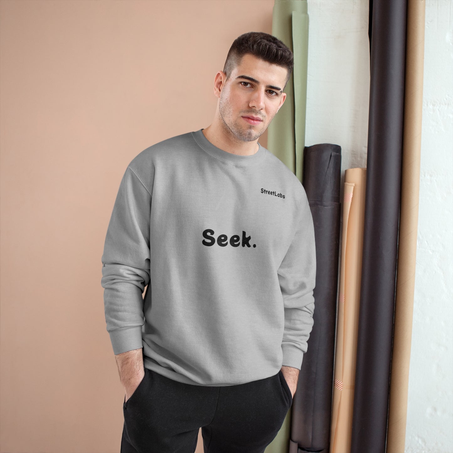 "Seek God" Champion w StreetLabs Sweatshirt