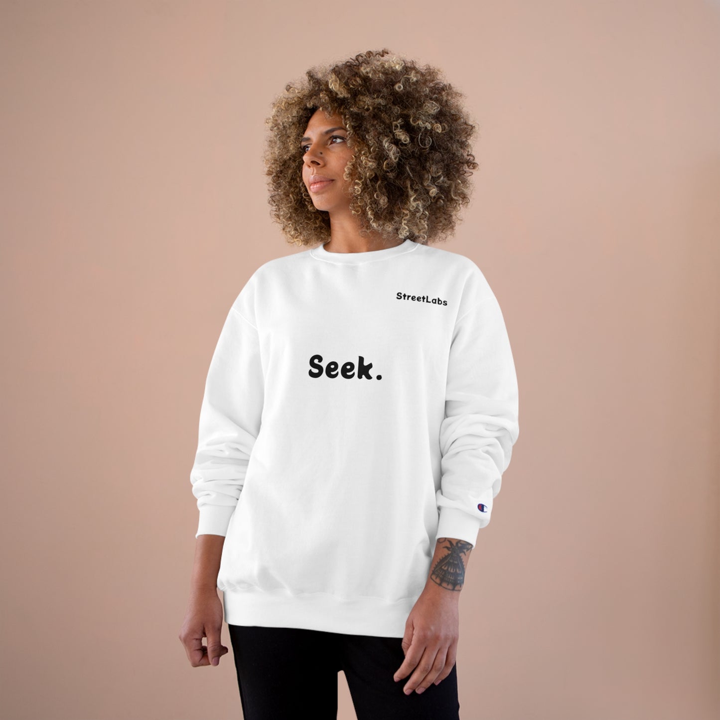 "Seek God" Champion w StreetLabs Sweatshirt