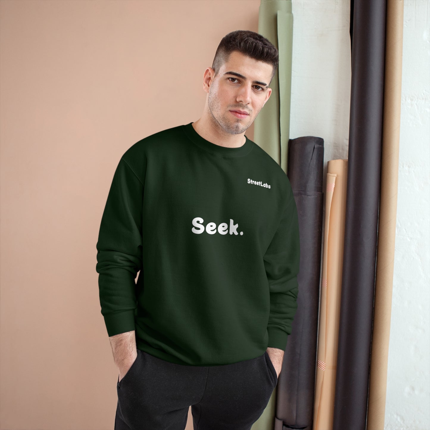 "Seek God" Champion w StreetLabs Sweatshirt