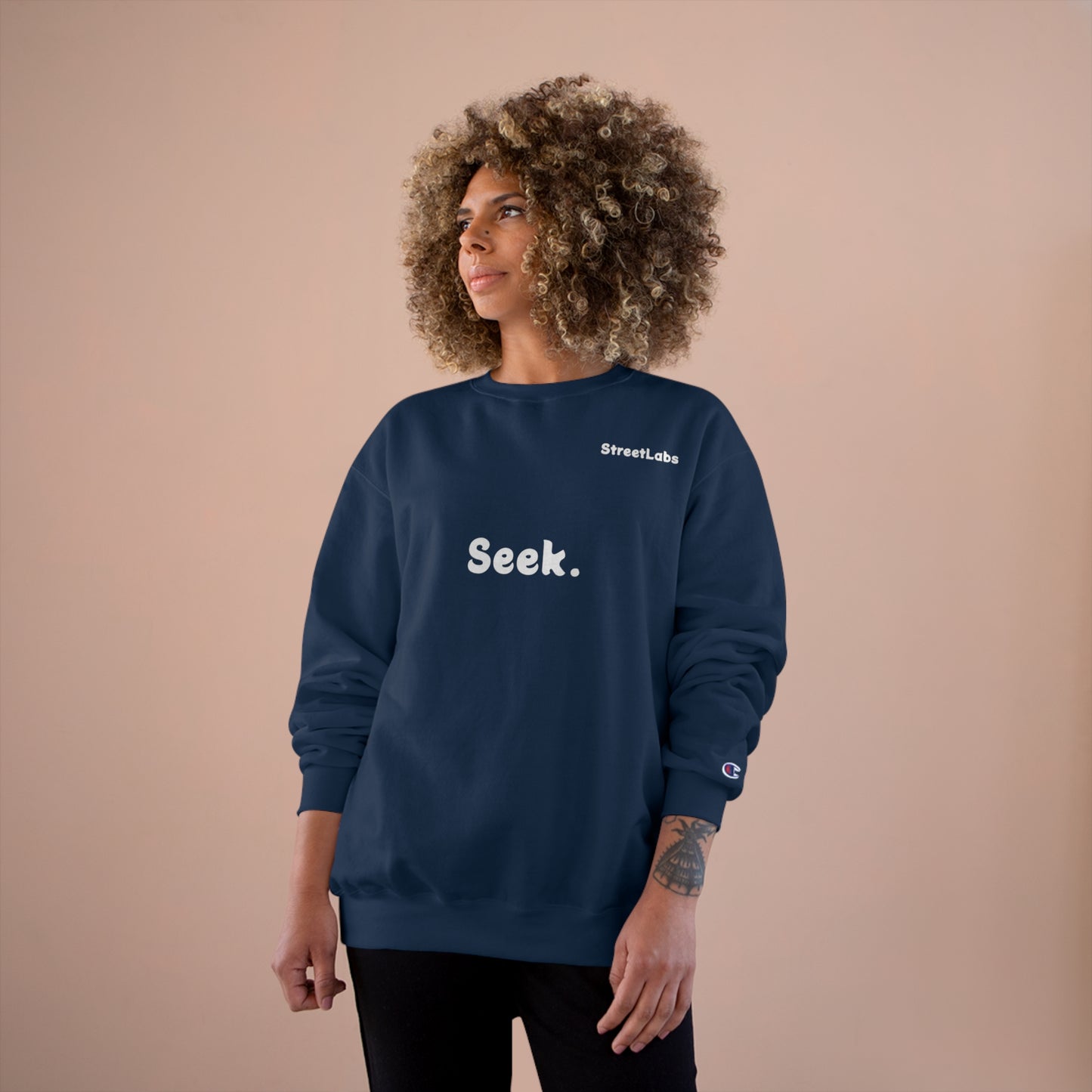 "Seek God" Champion w StreetLabs Sweatshirt
