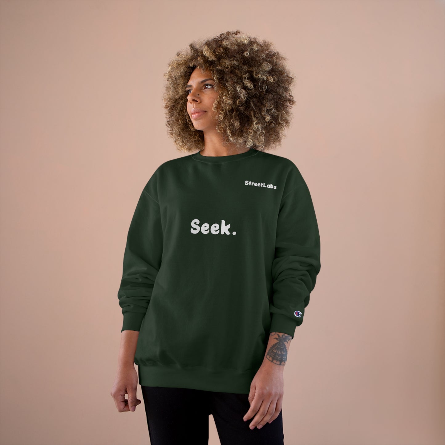 "Seek God" Champion w StreetLabs Sweatshirt
