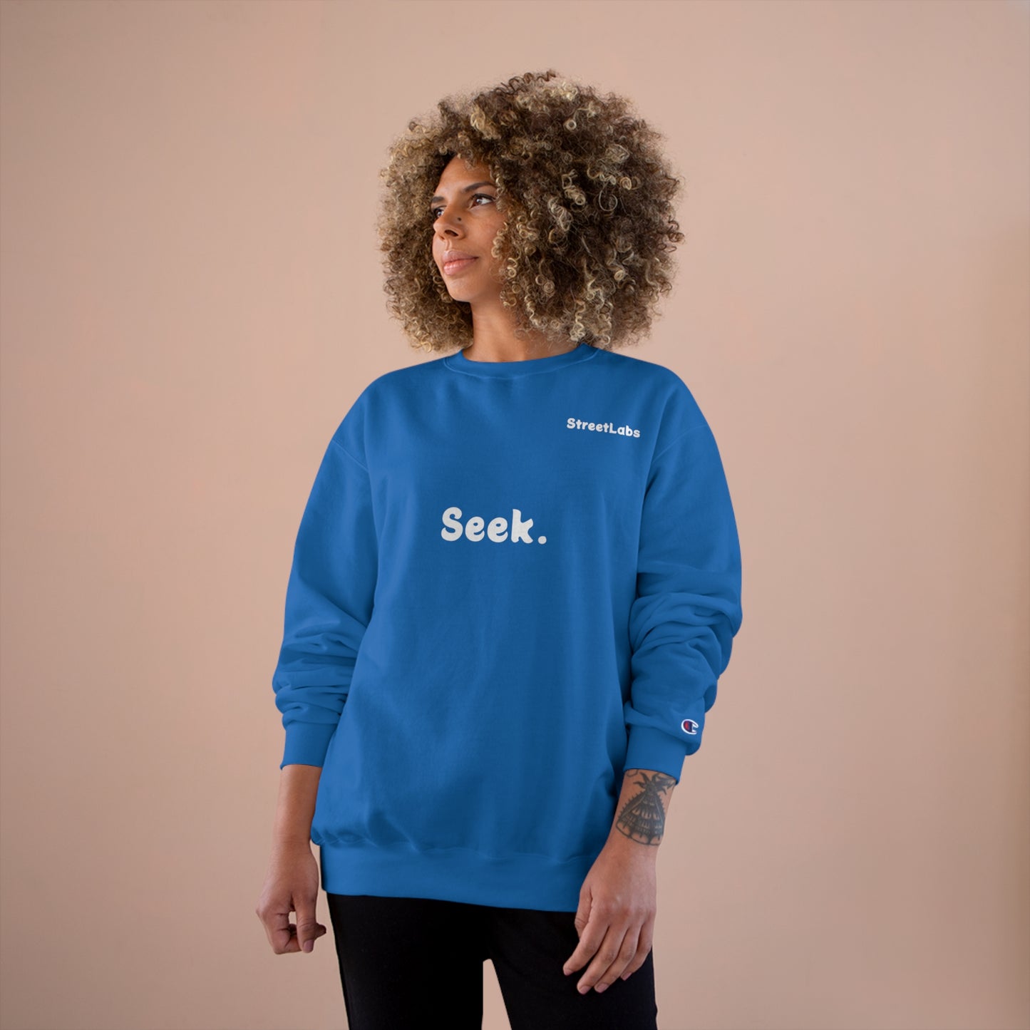 "Seek God" Champion w StreetLabs Sweatshirt