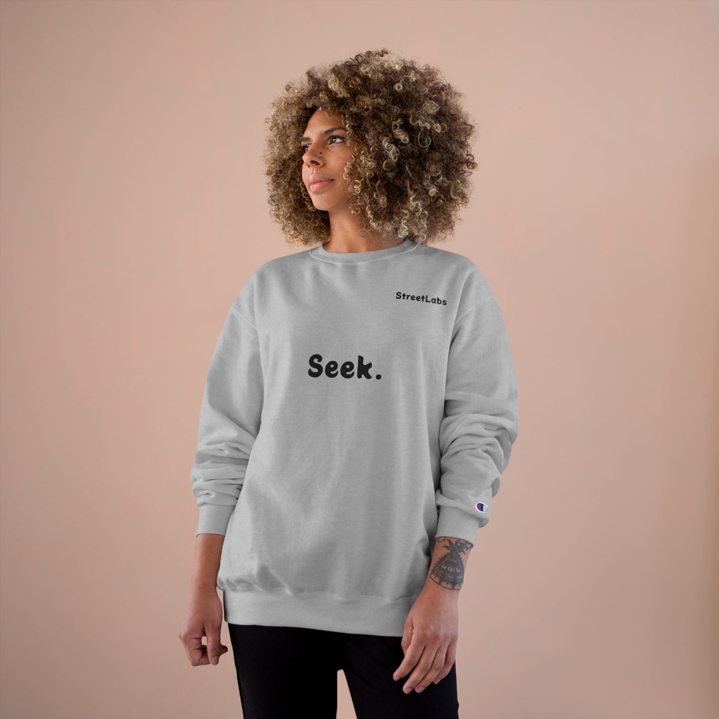 "Seek God" Champion w StreetLabs Sweatshirt