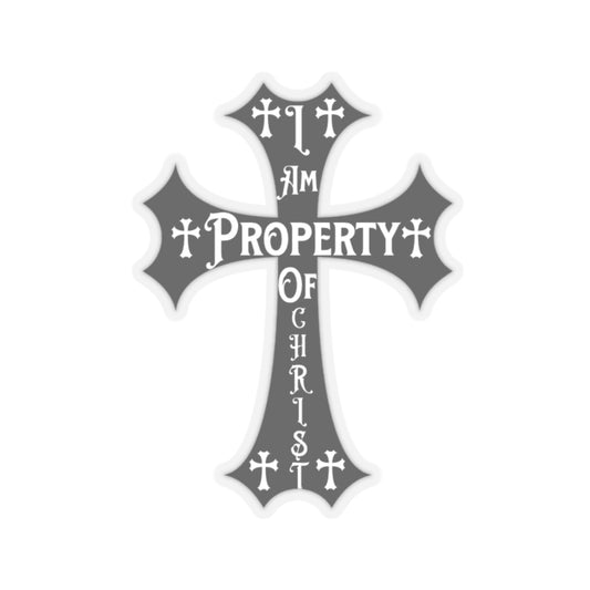 "Property Of Christ" Sticker StreetLabs Design