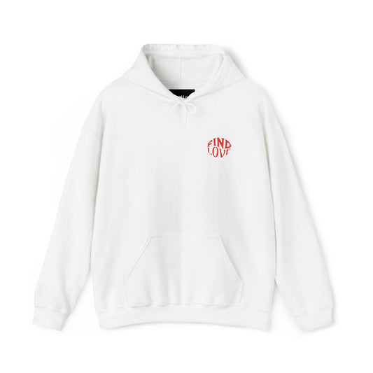 Embroidered "Find Love" Hoodie